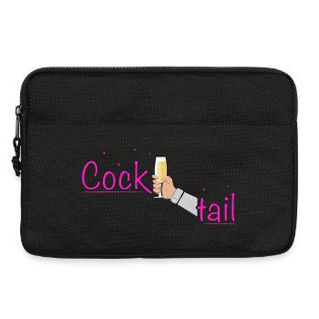 Cocktail Drink Anstossen Prost - Laptoptasche 13" - Schwarz - Vorne