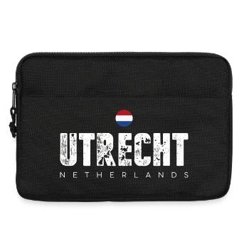 Utrecht Distressed City Briefe - Laptoptasche 13" - Schwarz - Vorne