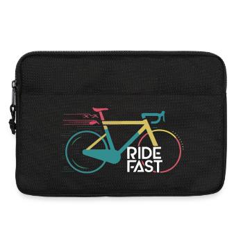 Vivid Speed Bike Print Design - Laptop bag 13" - black - Front