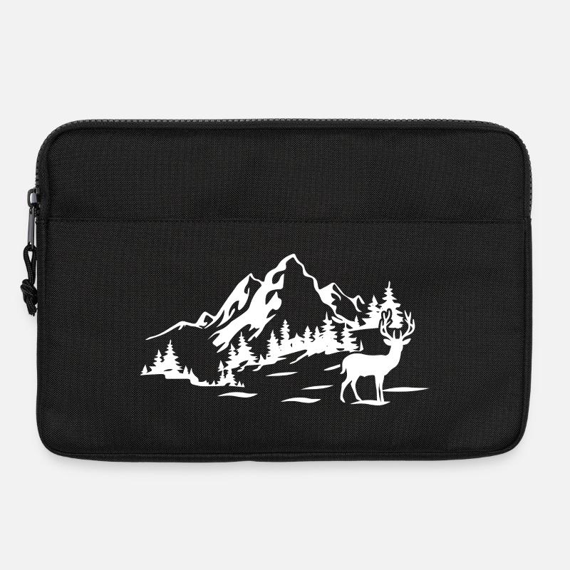 Gebirge - Laptoptasche 13" - Schwarz