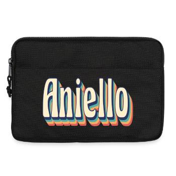Aniello t-shirt retro vintage t-shirt gift - Laptop bag 13" - black - Front