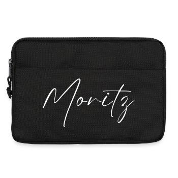 T-shirt Nom Moritz cadeau pour hommes - Sacoche pour ordinateur portable 13 pouces - noir - Devant