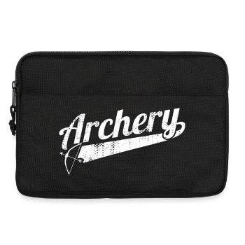 Bogensport - Laptoptasche 13" - Schwarz - Vorne