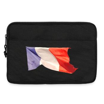 French Tricolor - Laptop bag 13" - black - Front
