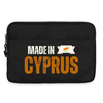 Hergestellt in Zypern, zypriotischer Stolz - Laptoptasche 13" - Schwarz - Vorne