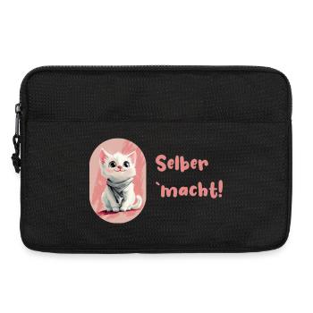 Proud cat "does it yourself" - Laptop bag 13" - black - Front