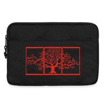 Vue sur la nature (rouge) - Sacoche pour ordinateur portable 13 pouces - noir - Devant
