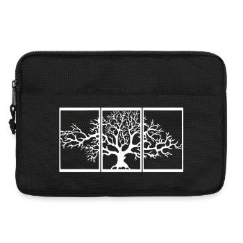 Vue sur la nature (blanc) - Sacoche pour ordinateur portable 13 pouces - noir - Devant