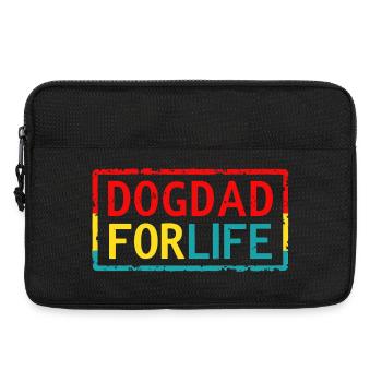Chien papa pour la vie - Sacoche pour ordinateur portable 13 pouces - noir - Devant