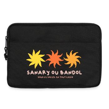 Sanary ou Bandol , sous le soleil en tout cas - Sacoche pour ordinateur portable 13 pouces - noir - Devant