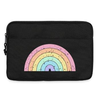 Rainbow Pastel Colors Pride Month LGBTQ+ - Laptop bag 13" - black - Front