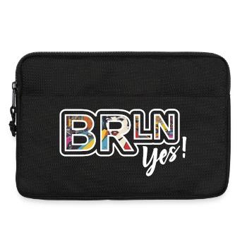 Graffiti-Stil Berlin Yes! - Laptop bag 13" - black - Front