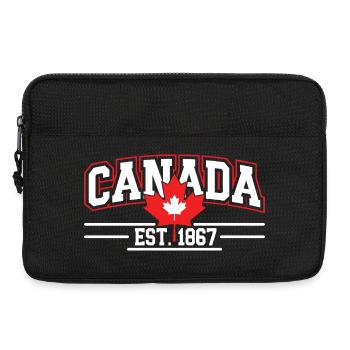 Kanada Vintage Logo Grafik 1867 - Laptoptasche 13" - Schwarz - Vorne