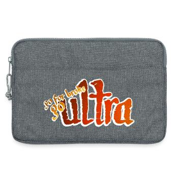 Go For Broke Go Ultra - Laptoptasche 13" - Grau meliert - Vorne