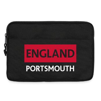 Horizon de la ville de Portsmouth en naturel - Sacoche pour ordinateur portable 13 pouces - noir - Devant