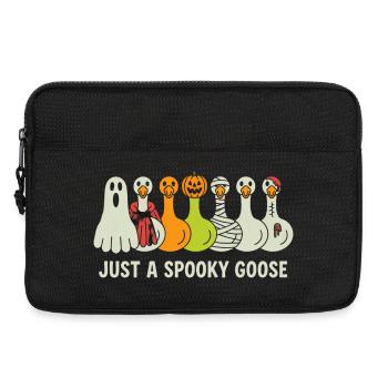 Nur eine gruselige Gans Halloween-Stimmung - Laptoptasche 13" - Schwarz - Vorne