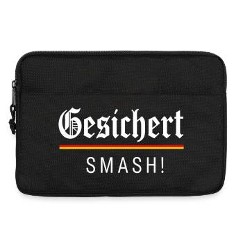 Gesichert SMASH! Deutschland - Laptoptasche 13" - Schwarz - Vorne