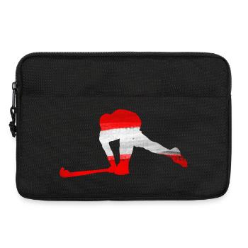 Hockey Autriche - Sacoche pour ordinateur portable 13 pouces - noir - Devant