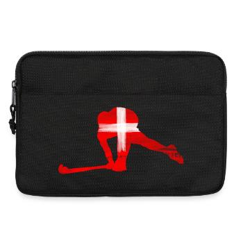 Hockey Schweiz - Laptoptasche 13" - Schwarz - Vorne