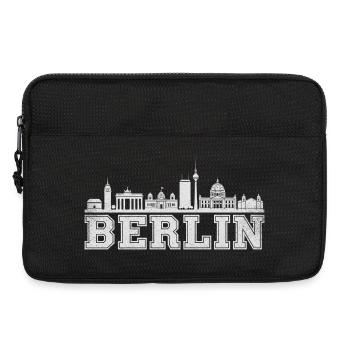 Berlin Skyline Retro  - Laptoptasche 13" - Schwarz - Vorne