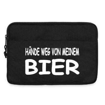 Bière - Sacoche pour ordinateur portable 13 pouces - noir - Devant
