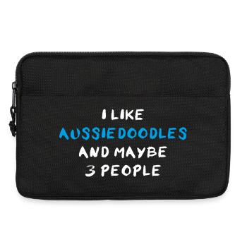 Aussiedoodle Aussie-Poo Aussiepoo - Laptoptasche 13" - Schwarz - Vorne