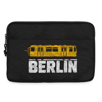 Berlin Tram Graphic - Laptop bag 13" - black - Front