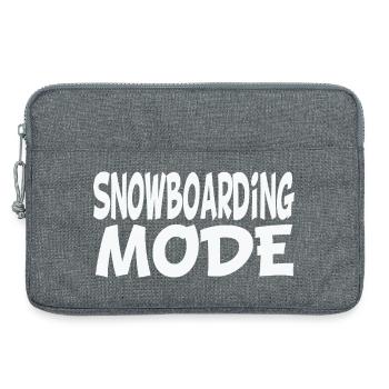 Mode snowboard - Sacoche pour ordinateur portable 13 pouces - gris chiné - Devant