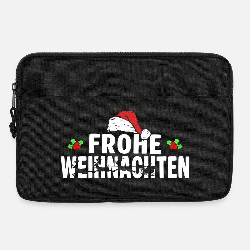 Joyeux noël - Sacoche pour ordinateur portable 13 pouces - noir
