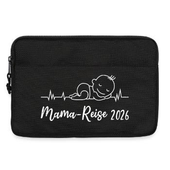 Mom-to-be MOM'S TRIP 2026 Funny - Laptop bag 13" - black - Front