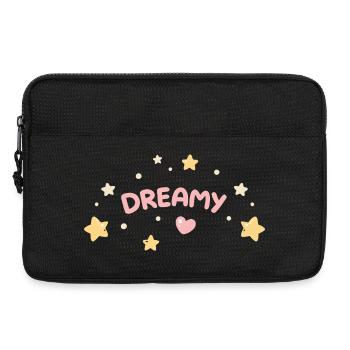 Rêve Pastel Étoiles Cœur - Sacoche pour ordinateur portable 13 pouces - noir - Devant