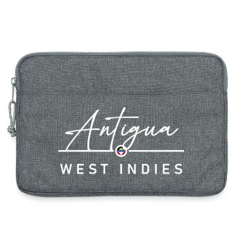 Antigua and Barbuda - West Indies - Caribbean - Laptop bag 13" - heather grey - Front