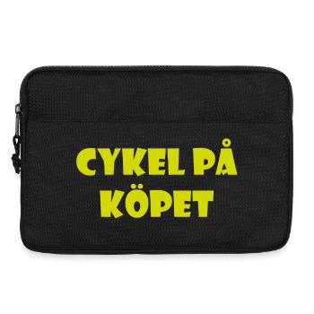 Talking Duva – Gothenburg humor - Laptop bag 13" - black - Front