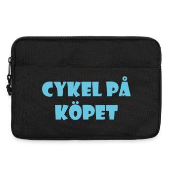 Talking Duva – Göteborg-Humor - Laptoptasche 13" - Schwarz - Vorne