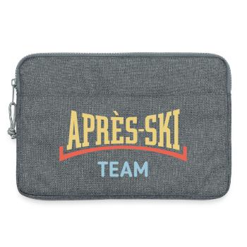Après-Ski – Team (Apres Ski / Konkav / 3C) - Laptoptasche 13" - Grau meliert - Vorne