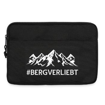 Mountain in Love with Hashtag Mountainous Landscape Mountains - Laptop bag 13" - black - Front