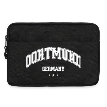 Dortmund Germany College Lettering - Laptop bag 13" - black - Front