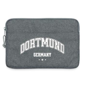 Lettrage du Dortmund Germany College - Sacoche pour ordinateur portable 13 pouces - gris chiné - Devant