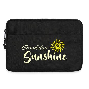 Good day sunshine - Laptoptasche 13" - Schwarz - Vorne