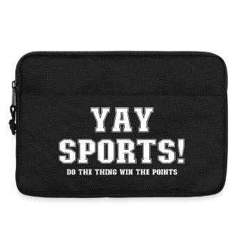 Yay Sports – Fan de sport sans méfiance (femmes) - Sacoche pour ordinateur portable 13 pouces - noir - Devant