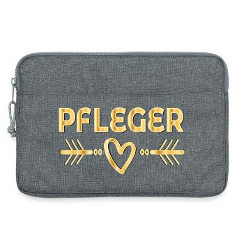 Cardiac Nurses Nursing Professions - Laptop bag 13" - heather grey - Front