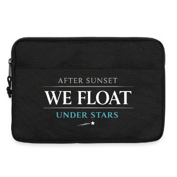 Night boating with - Laptop bag 13" - black - Front