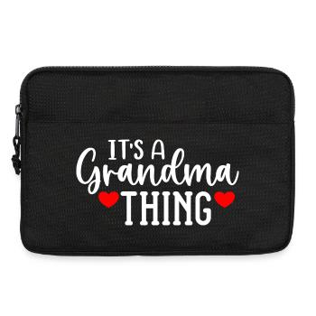 Grandma Thing Heart Design - Sacoche pour ordinateur portable 13 pouces - noir - Devant