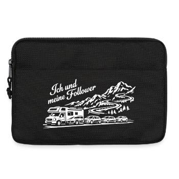 Ich und meine Follower - Wohnmobil - Stau - Laptoptasche 13" - Schwarz - Vorne