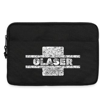 Glaser als Berufung - Laptoptasche 13" - Schwarz - Vorne