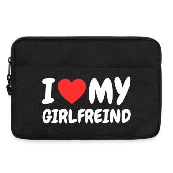 Amour pour ma copine - Sacoche pour ordinateur portable 13 pouces - noir - Devant