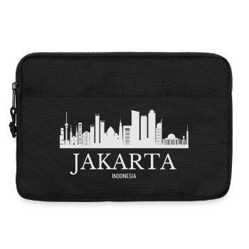 Jakarta Skyline, Jakarta Indonesia - Laptop bag 13" - black - Front