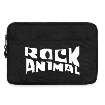 Rock Animal: Bold Monochrome Graphic - Laptop bag 13" - black - Front