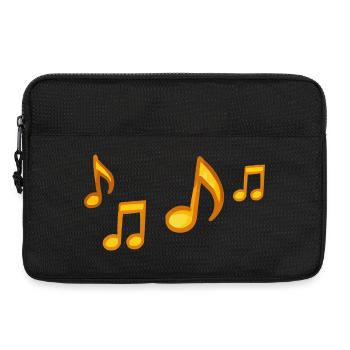 Sunny Notes Illustration - Sacoche pour ordinateur portable 13 pouces - noir - Devant