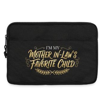 Mother-in-law Favorite Child Saying - Laptop bag 13" - black - Front